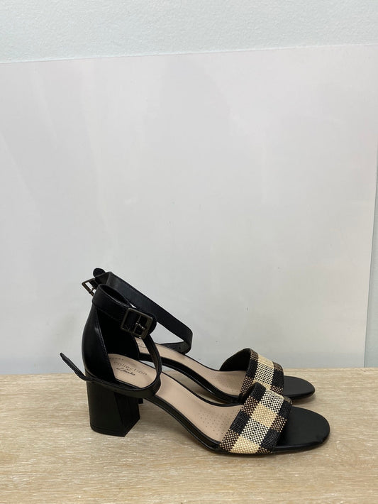 CLARKS. Sandalia piel bicolor T.38