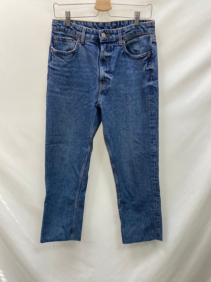 MarketMANGO.Pantalones rectos deshilachados T.38