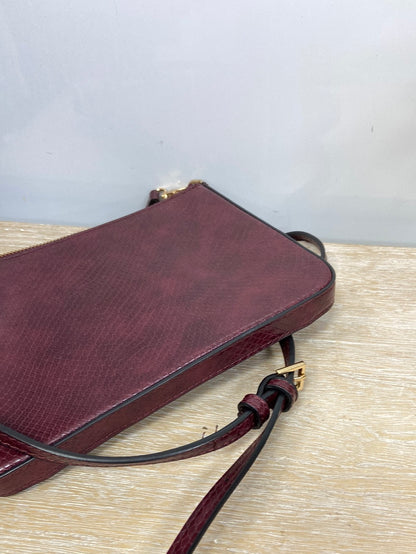 PARFOIS.Bolso burdeos bandolera