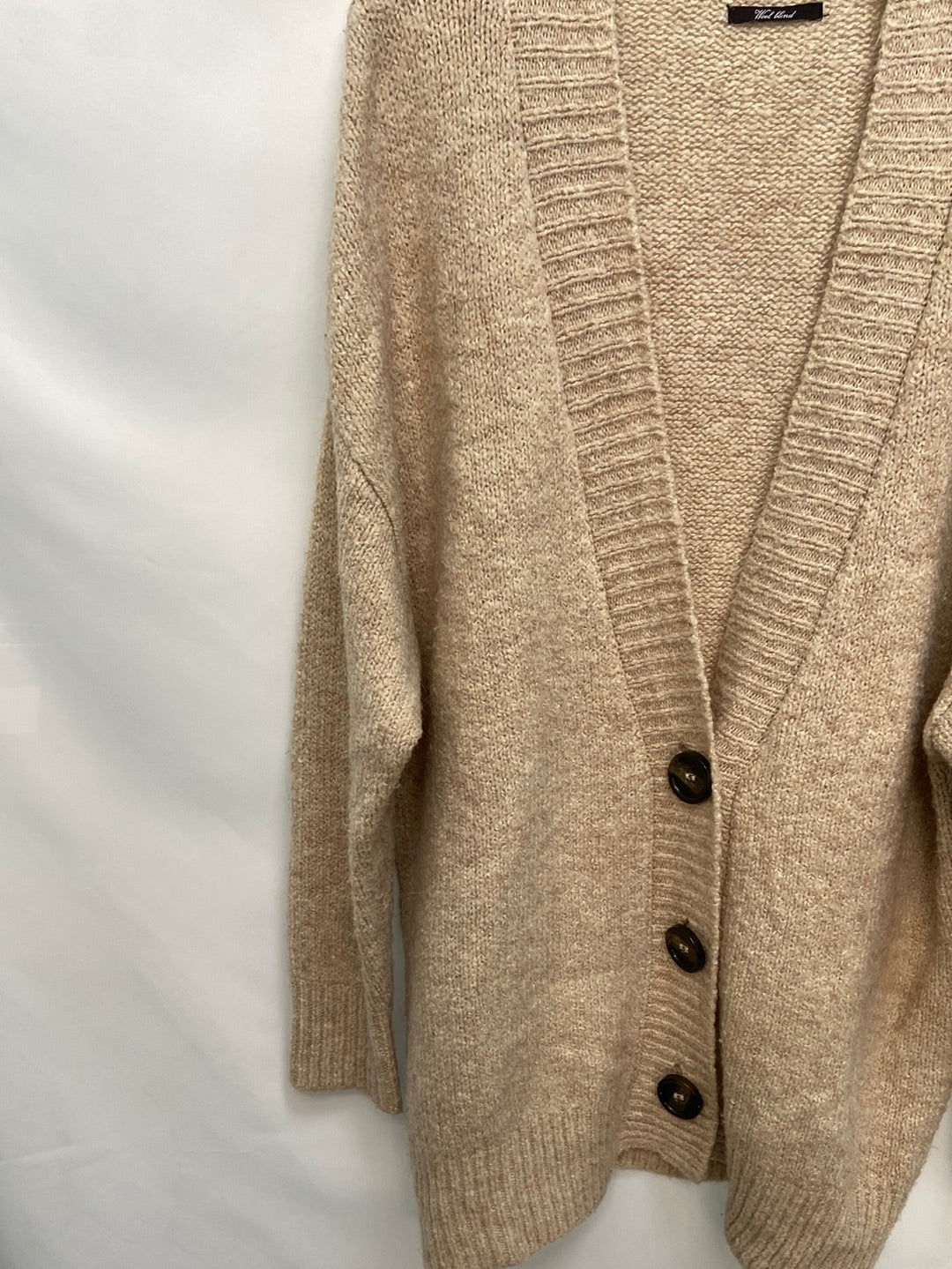 MANGO.Ts Oversized Wool Cardigan