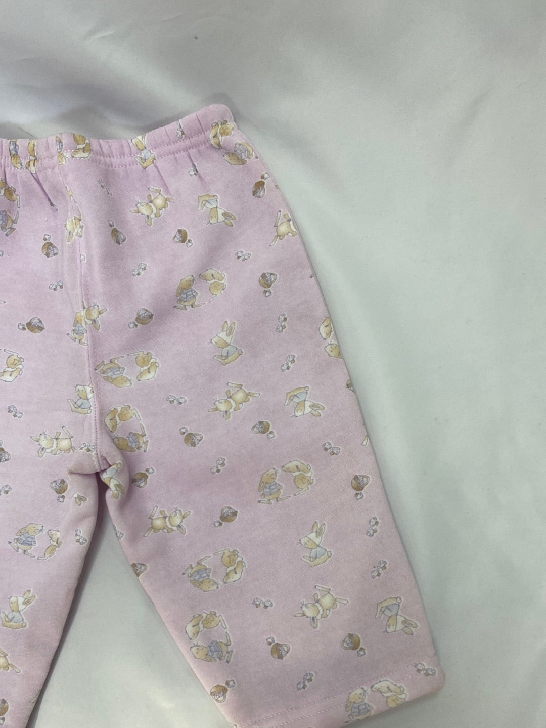 YATSO.Pantalones chándal rosas T.12 meses