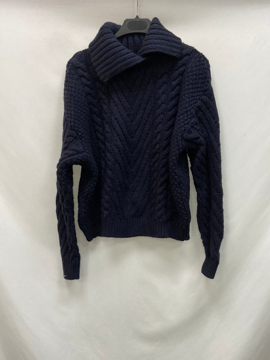 OTHERS.Navy blue eight-stitch sweater TU (S/M)
