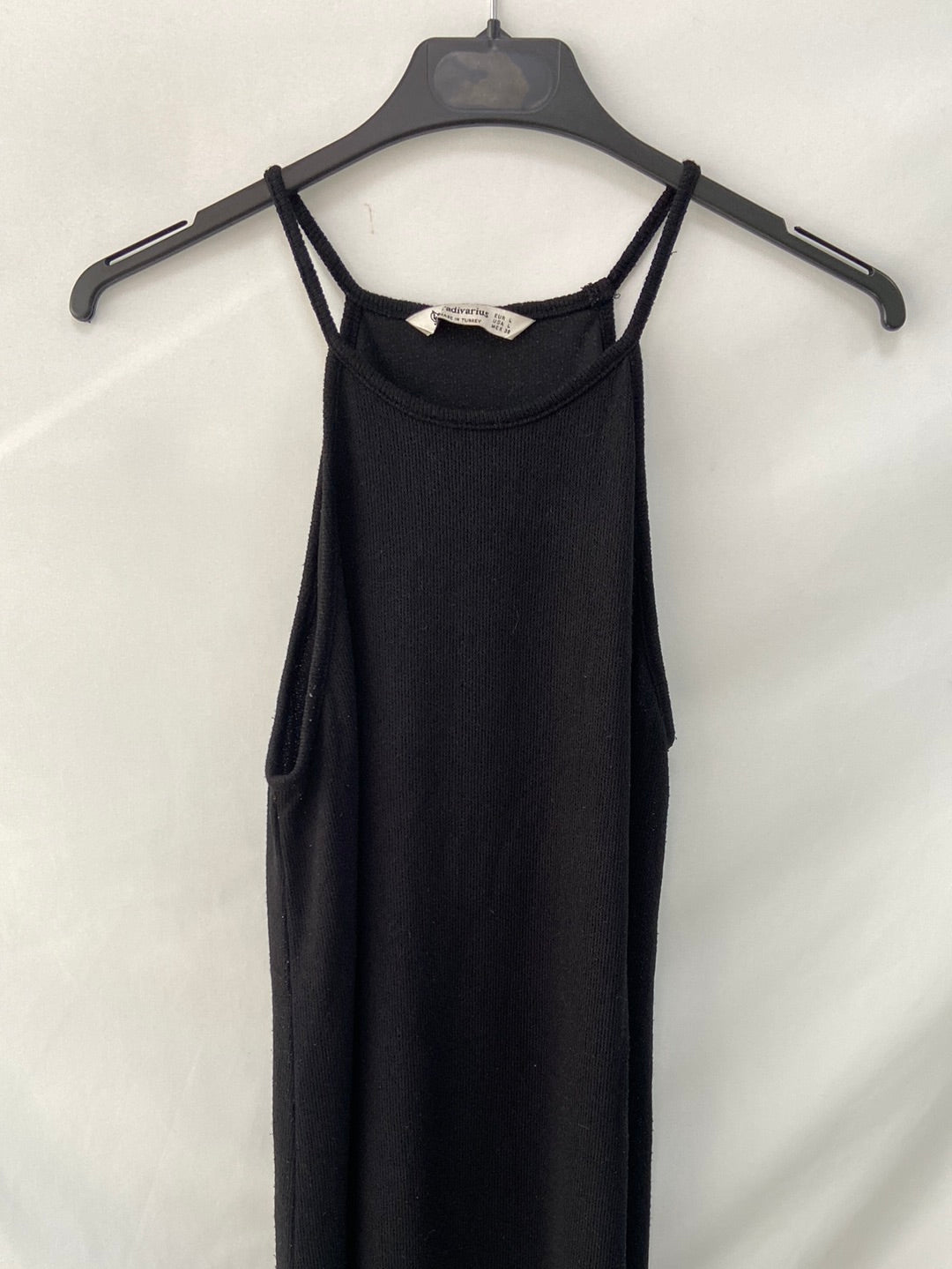 STRADIVARIUS.Long black knit dress TL