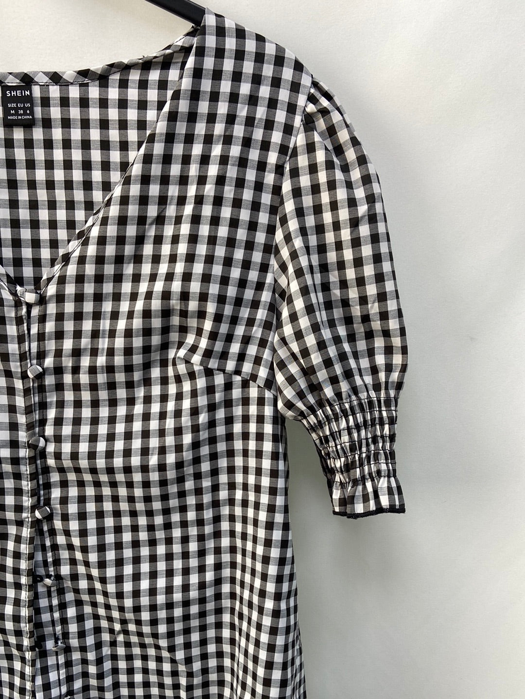 SHEIN.Blusa cuadros T.M