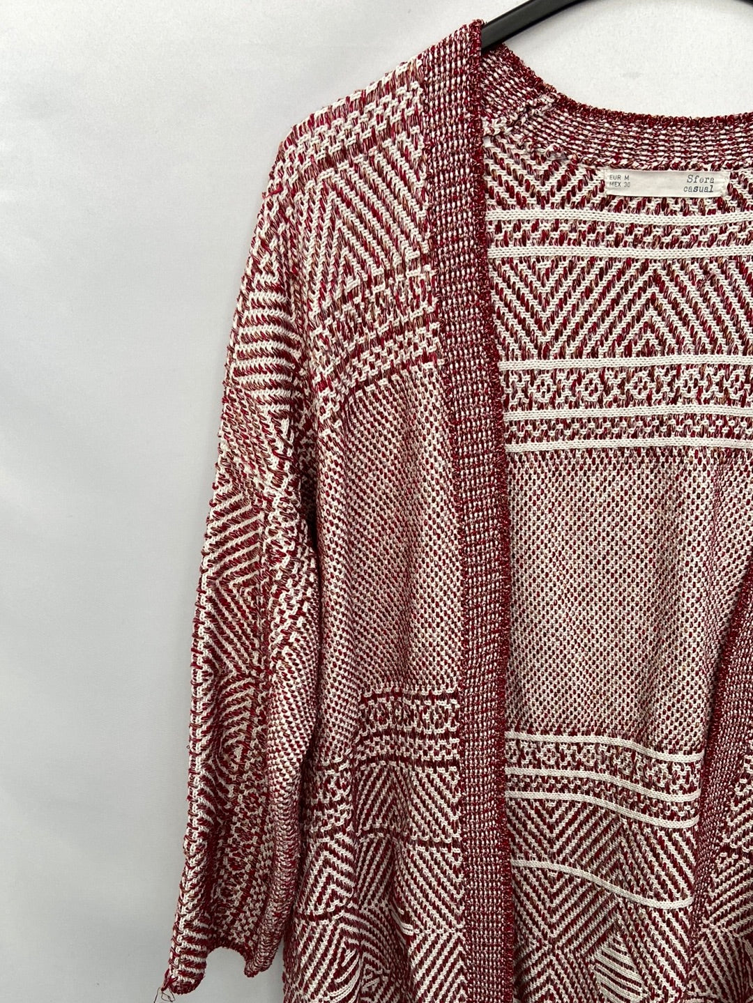 LEFTIES. Cardigan burdeos T.M