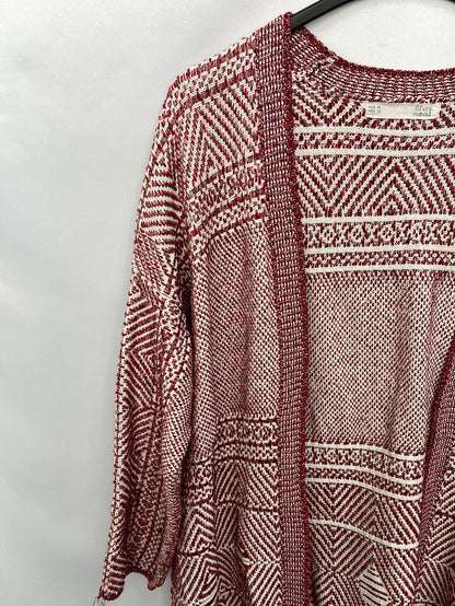 LEFTIES. Cardigan burdeos T.M