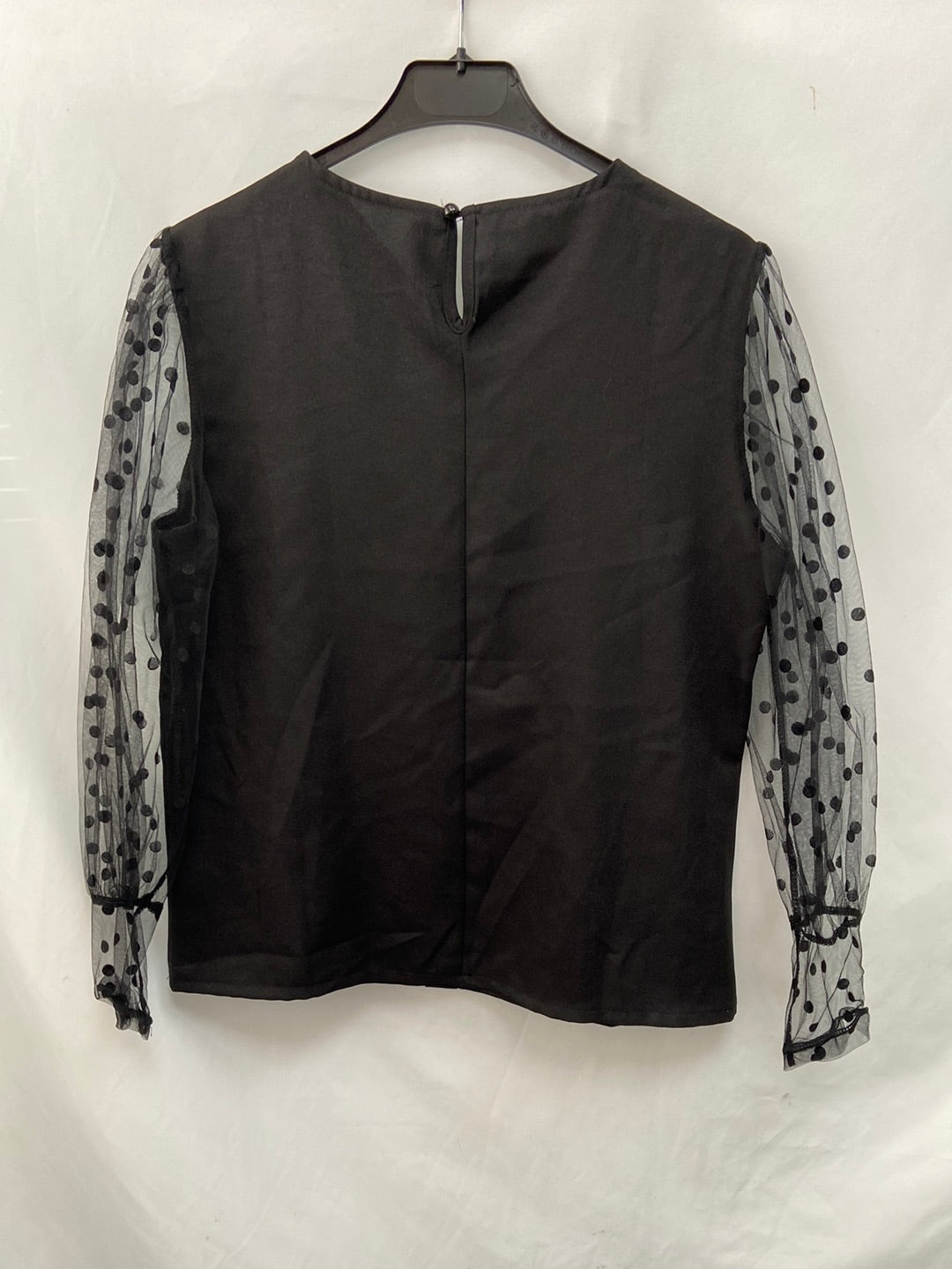 OTRAS.Blusa mangas plumeti T.M