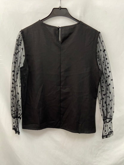 OTRAS.Blusa mangas plumeti T.M