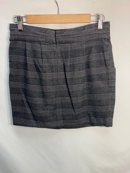 BLANCO.Falda corta pata de gallo T.38