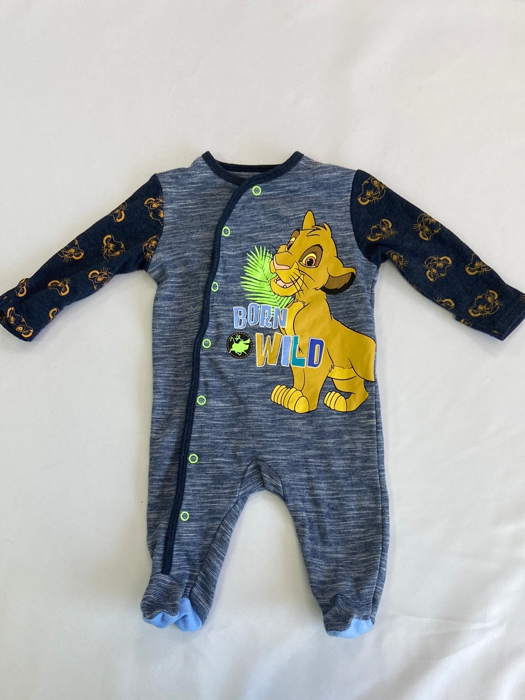 PRIMARK.Pijama Rey León T.0-3m