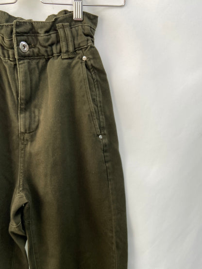 ZARA. Green paperback trousers size 34