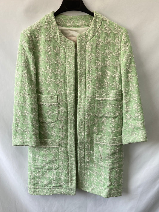 ZARA.Abrigo fino tweed T.s