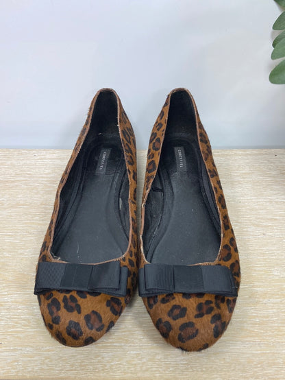 CORTEFIEL. Animal print ballerina, size 41