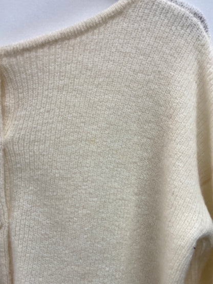 SEZANE. Beige buttoned sweater Ts /m (Tara)