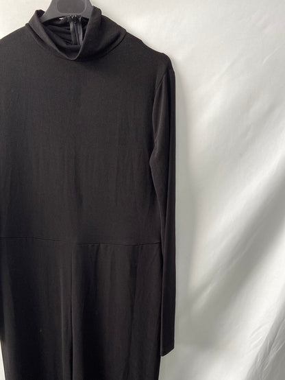 MANGO. mono negro fluido cuello perkins T.m