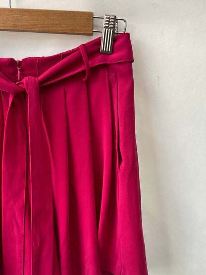 ZARA.Shorts plisados buganvilla T.S