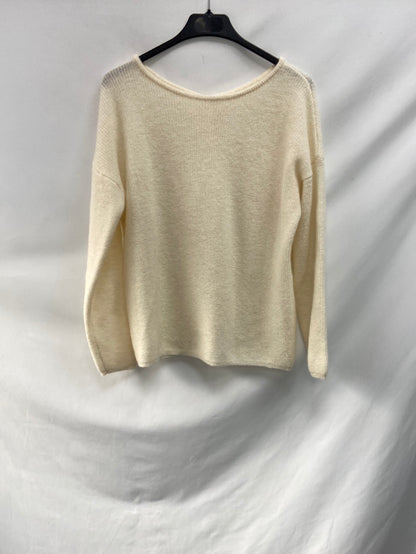 SEZANE. Beige buttoned sweater Ts /m (Tara)