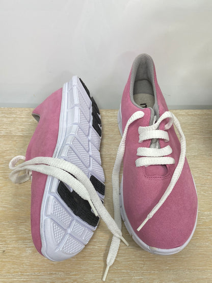 MIMAO. Zapatillas rosas antelina T.37