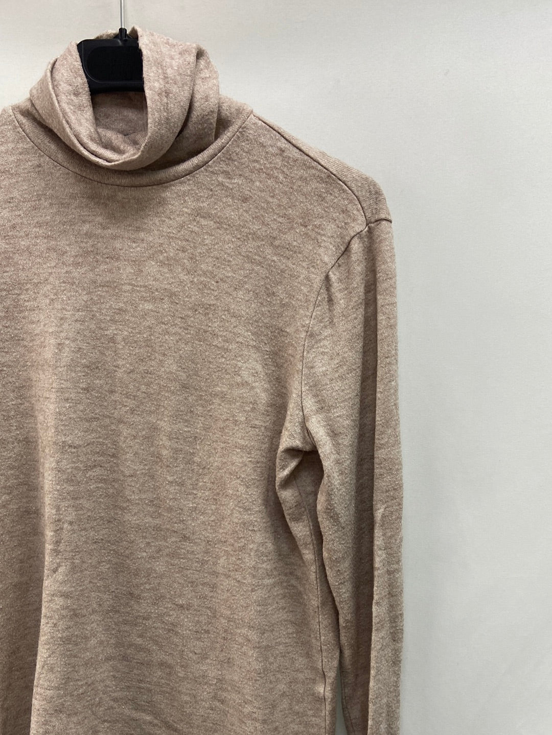 ZARA.Jersey punto fino beige T.M