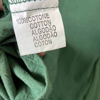 COCO NUT.Vestido verde botones T.S