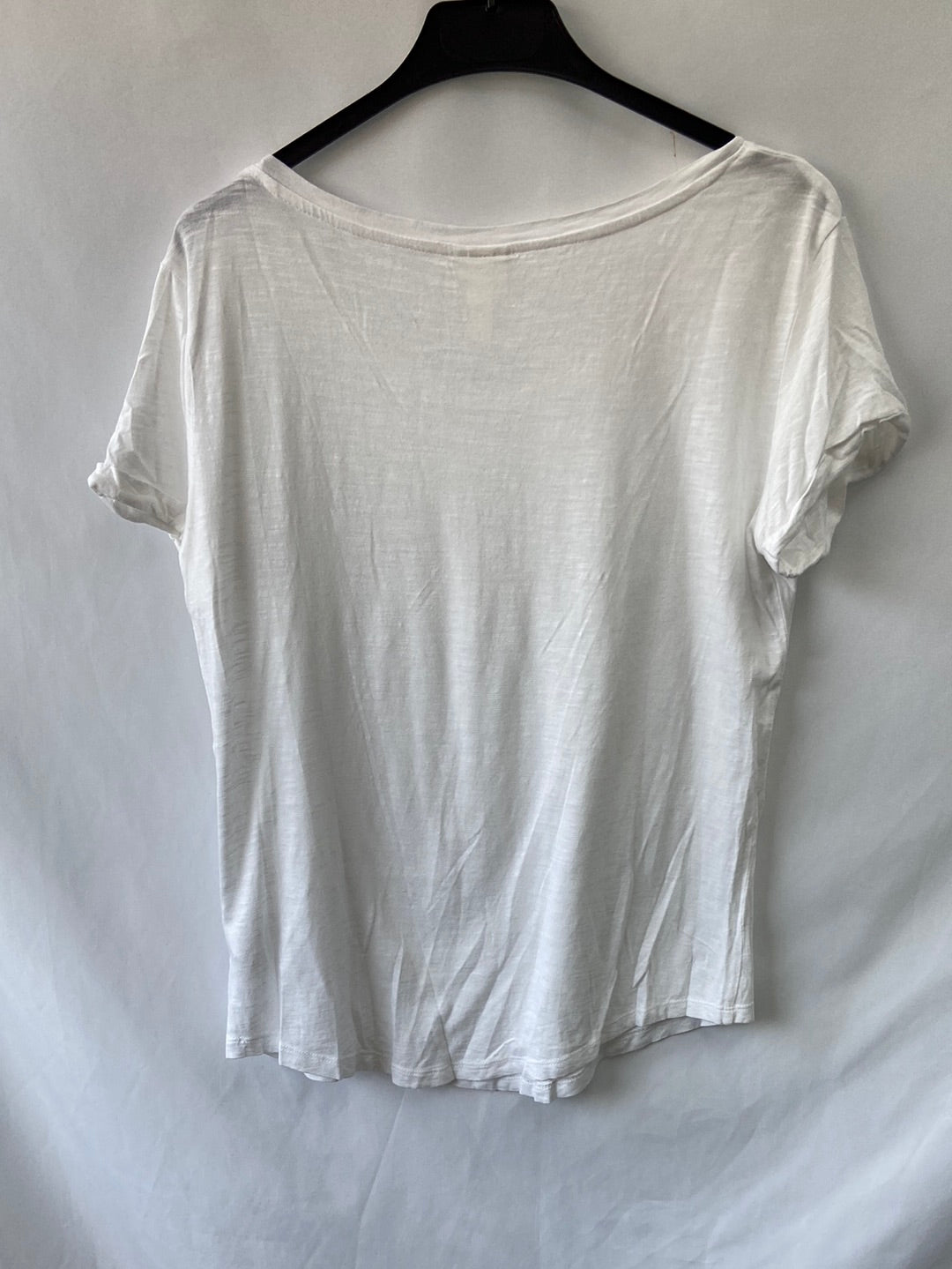 H&amp;M. Basic white T-shirt T.xs