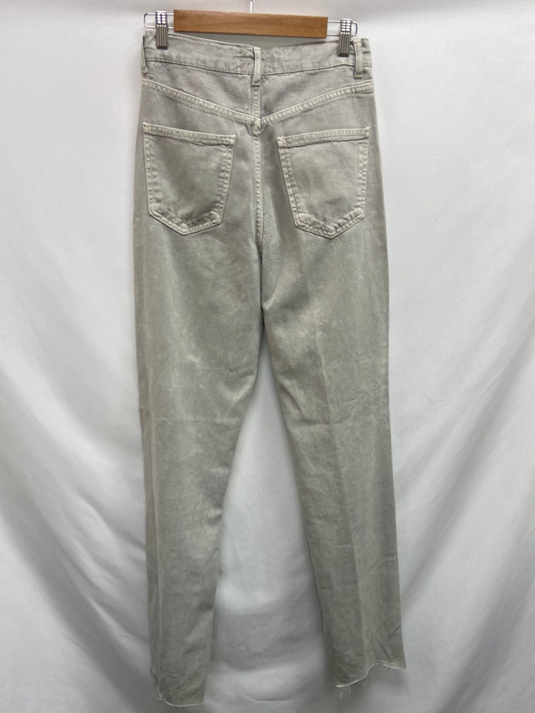 ZARA. Wide-leg grey trousers, size 36