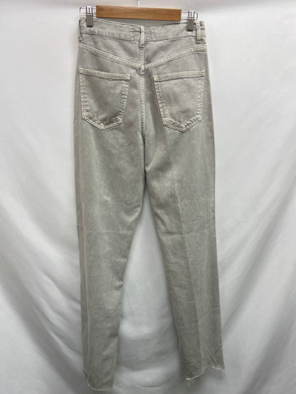 ZARA. Wide-leg grey trousers, size 36