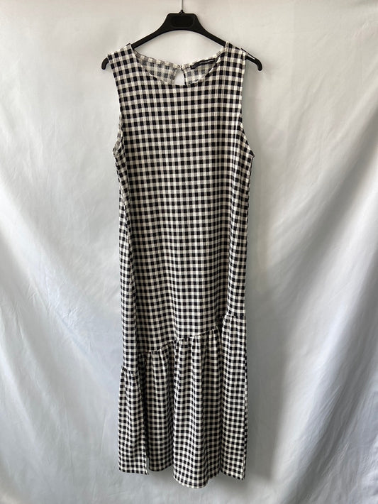 SFERA.Gingham midi dress TM