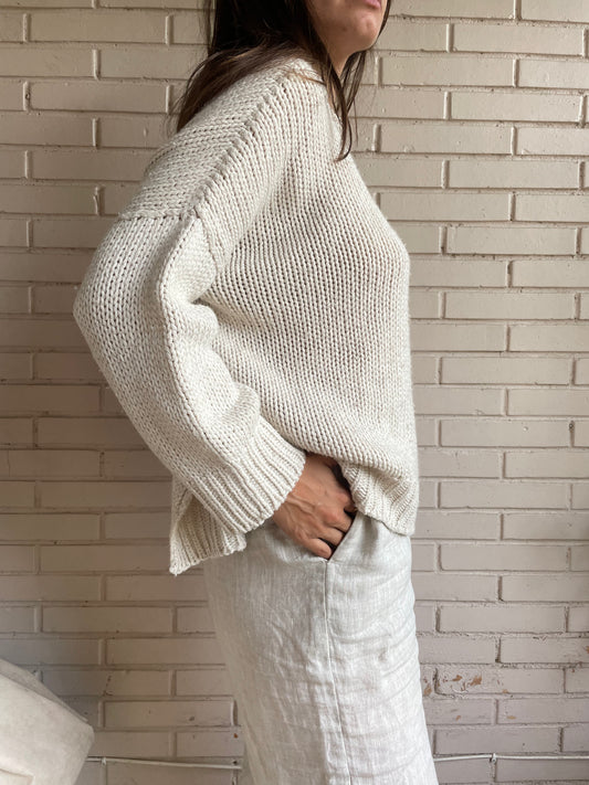 NOON.Jersey fluido cuello Perkins T.s