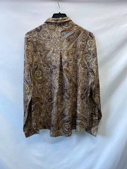 NAULOVER.Amoebas print blouse T.46