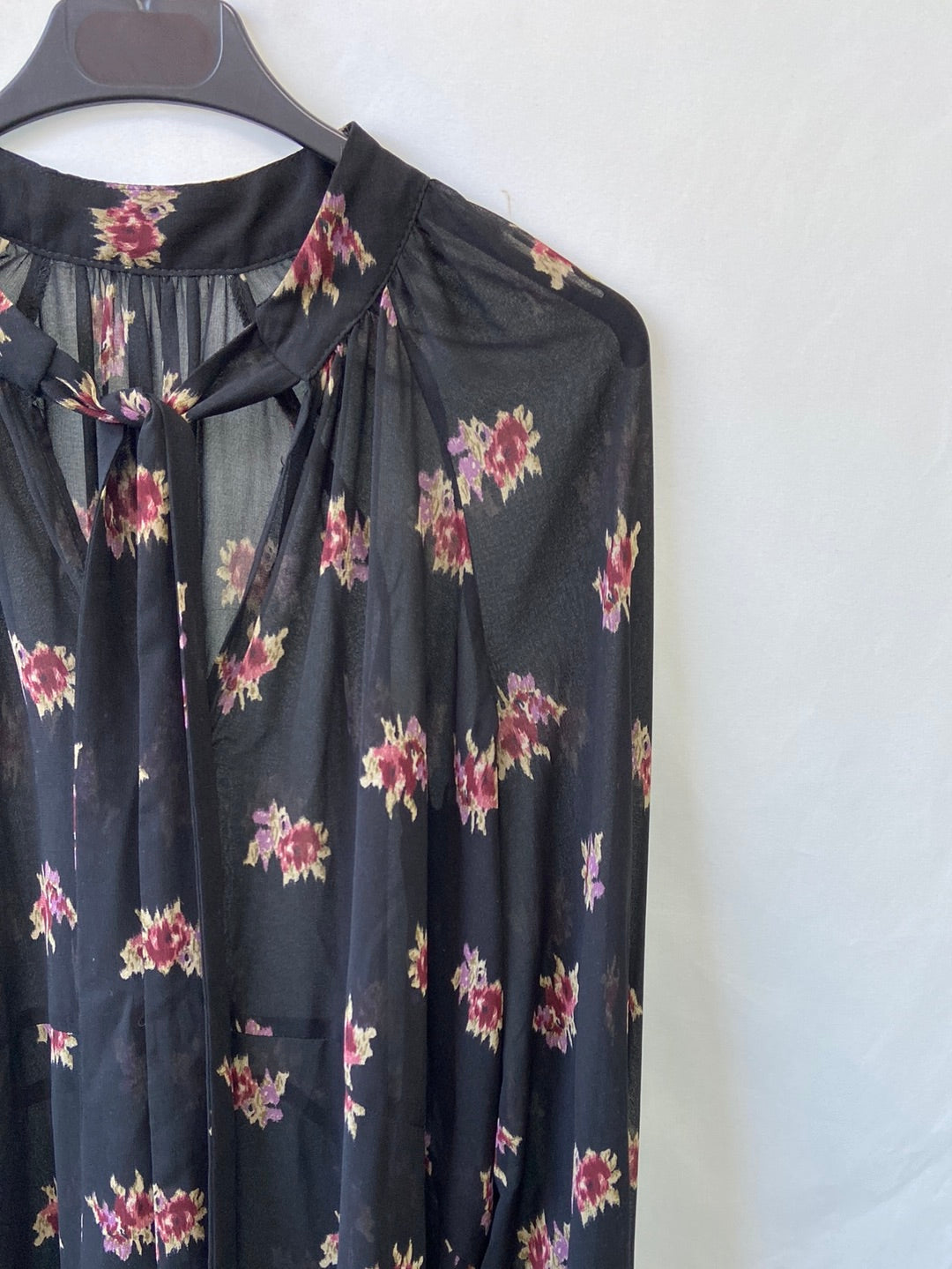 OTRAS.Vestido semitransparente T.S/M