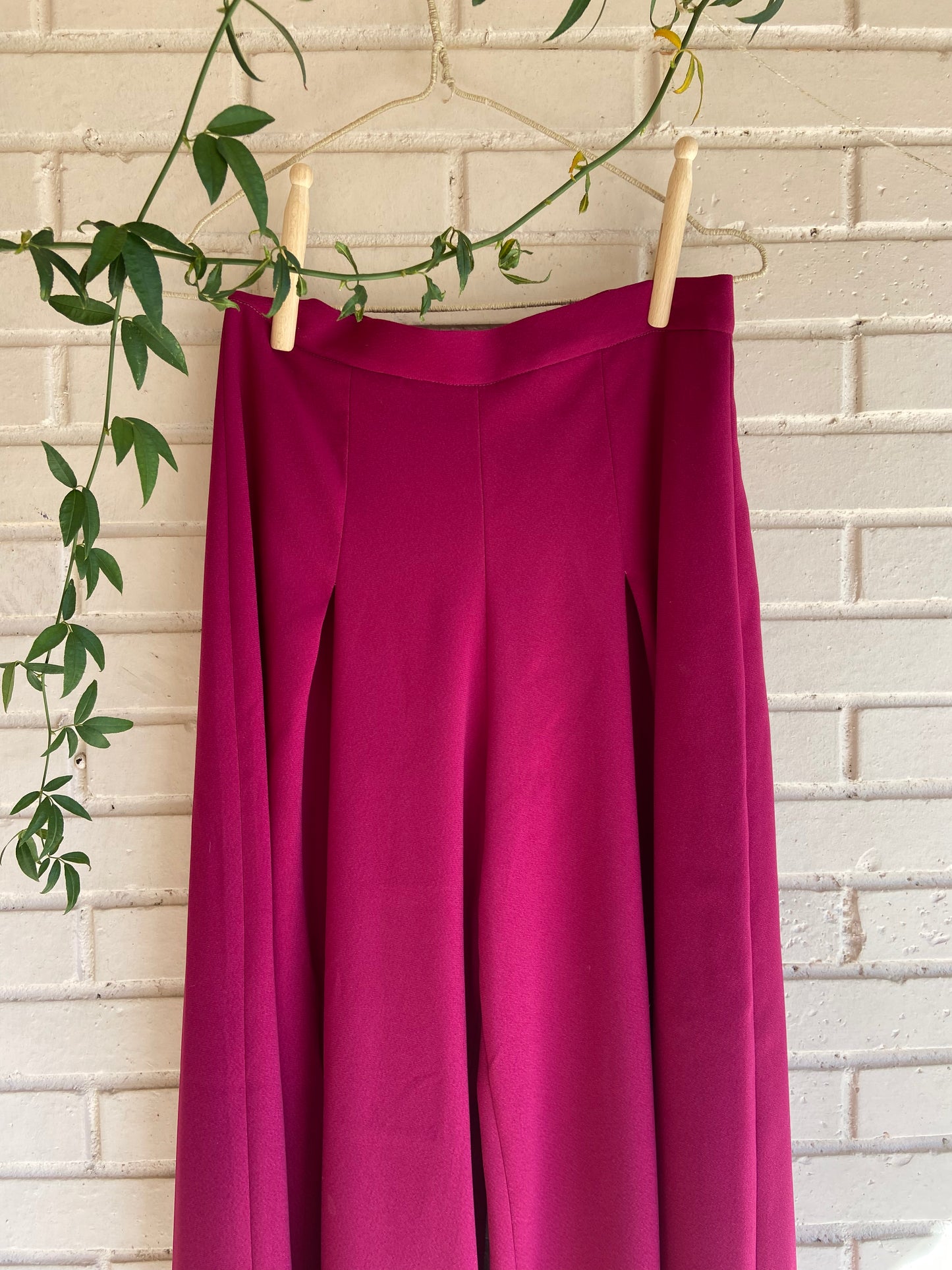 Pantalón ancho rosa T.36(xs)