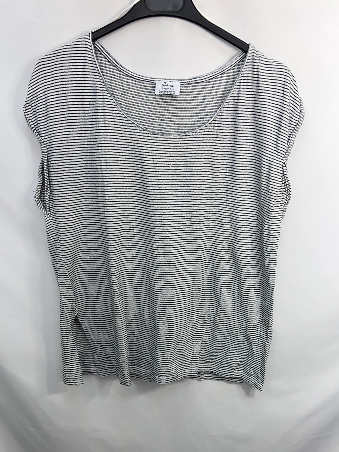 ZARA. Striped T-shirt Ts