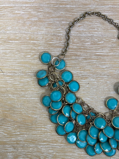 OTRAS.Collar piedras azules