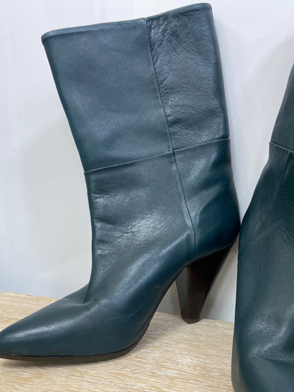 HAKEI.Botas piel verdes T.38