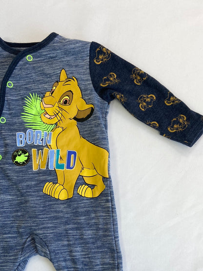PRIMARK.Pijama Rey León T.0-3m