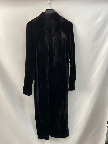 LA SENSITIVE.Top largo/kimono negro terciopelo T.m(s)