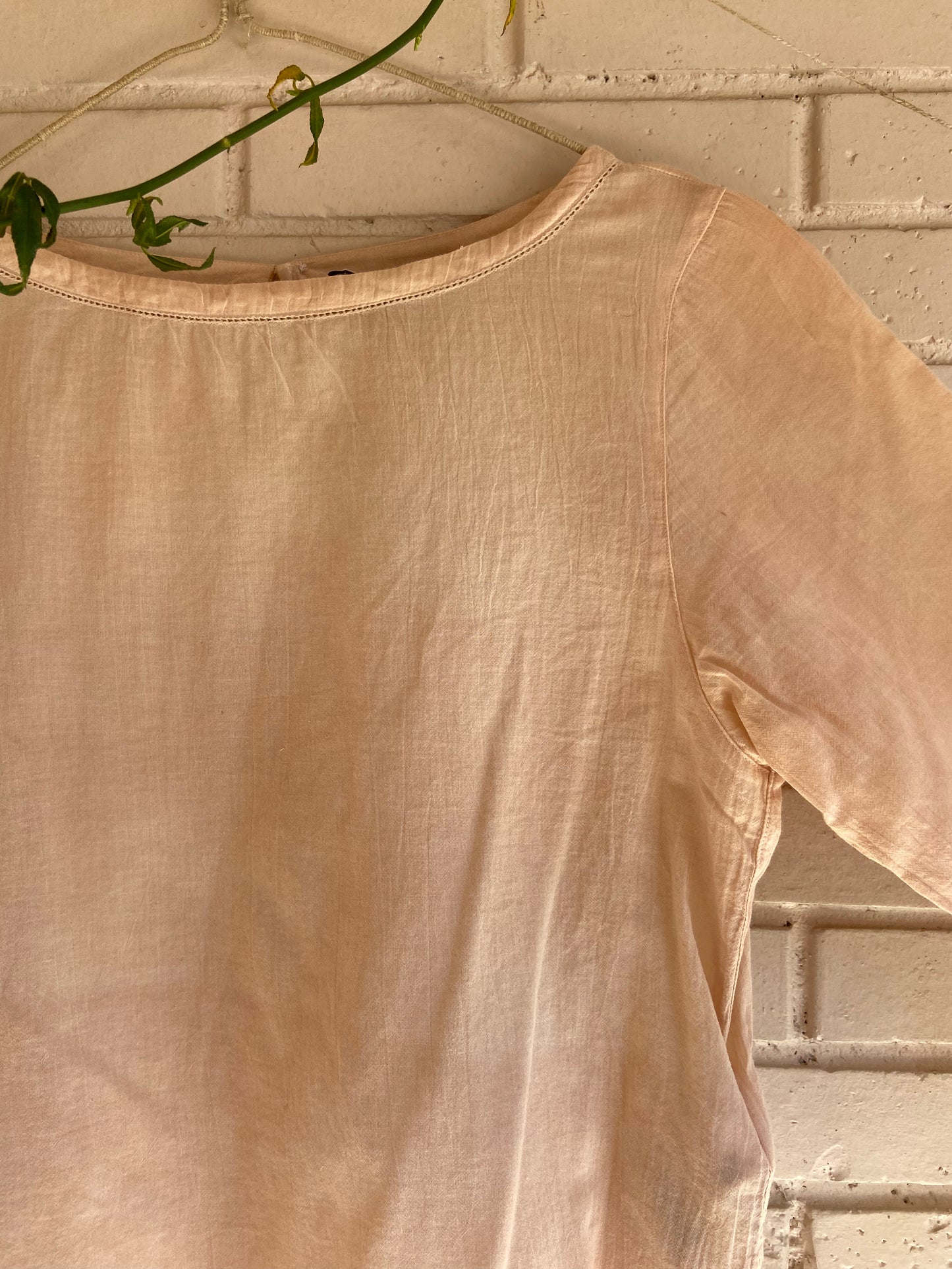 UNIQLO. Top rosa fluido T.xs(s)