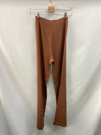 CORTANA.Pantalones palazzo camel T.36