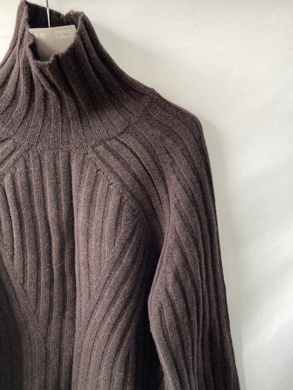 H&M.Jersey lana marrón oversized T.xs