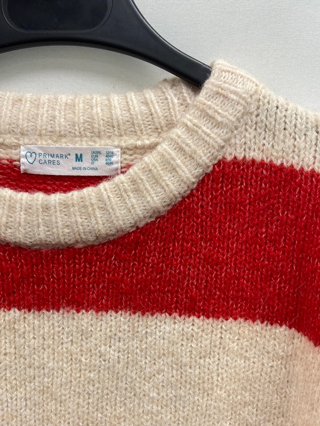 PRIMARK.Jersey crop rayas T.M