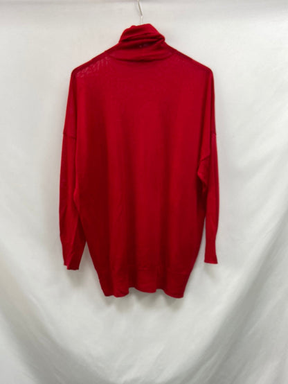 ZARA.Red knit sweater Ts