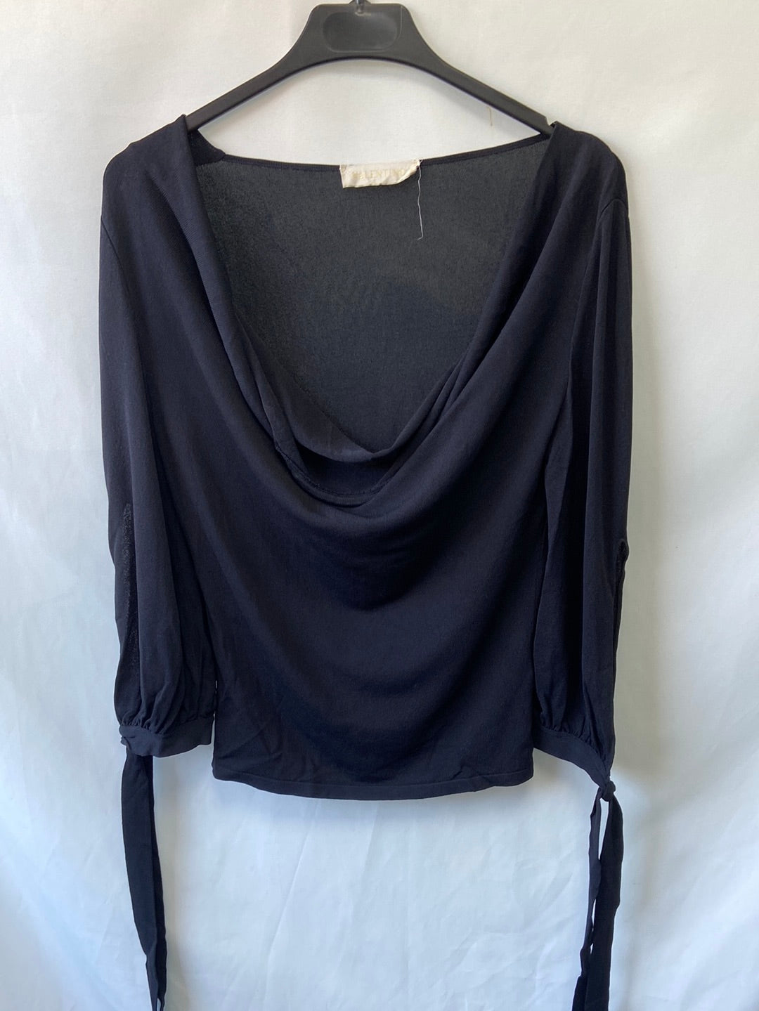 VALENTINO.Blue knit top TS