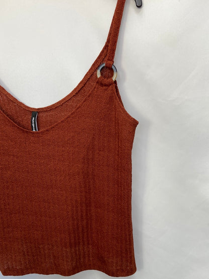 STRADIVARIUS.Top teja canalé T.s