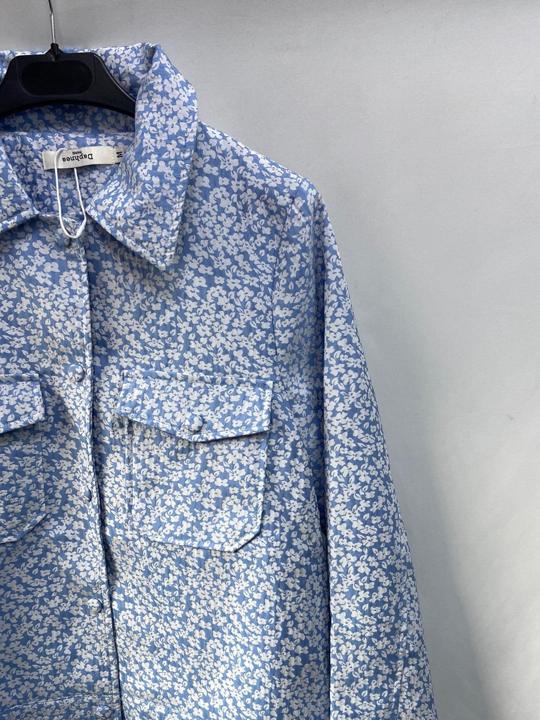 MarketDAPHNEA.Fine blue floral jacket TM