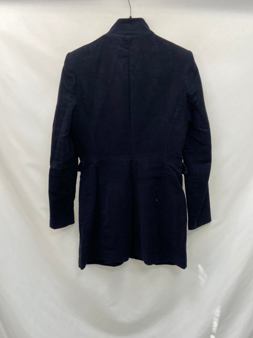 ZARA.Abrigo azul arreglado T.M