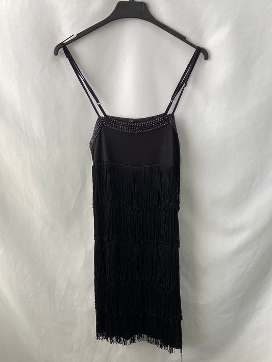 STRADIVARIUS. Vestido flecos T.S