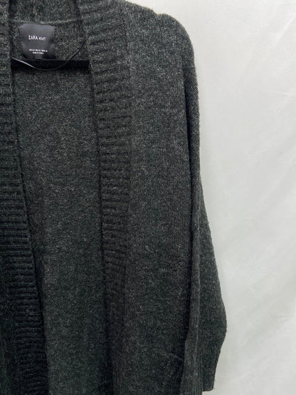 ZARA.Cárdigan gris T.M