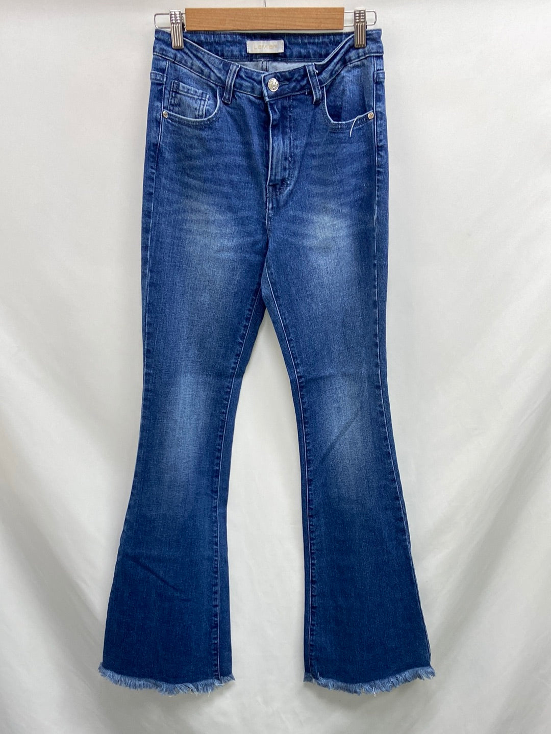 LAMIAR.Pantalones vaqueros campana T.M