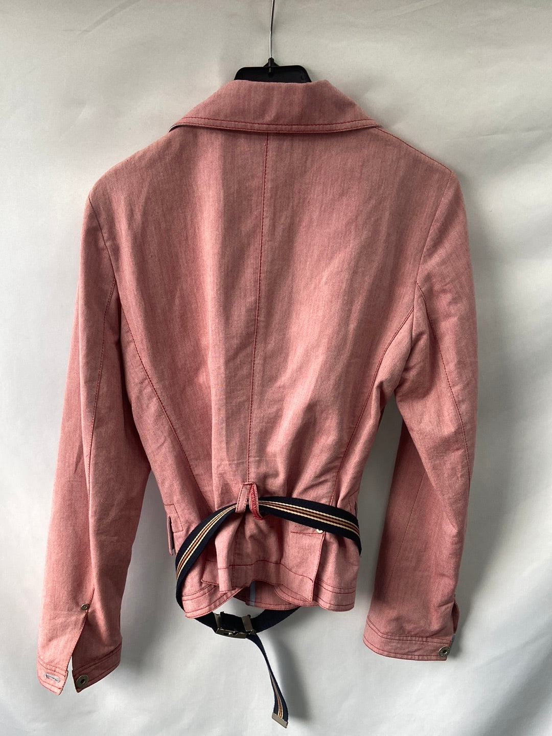 PURIFICACIÓN GARCIA.Chaqueta finita rosa T.M